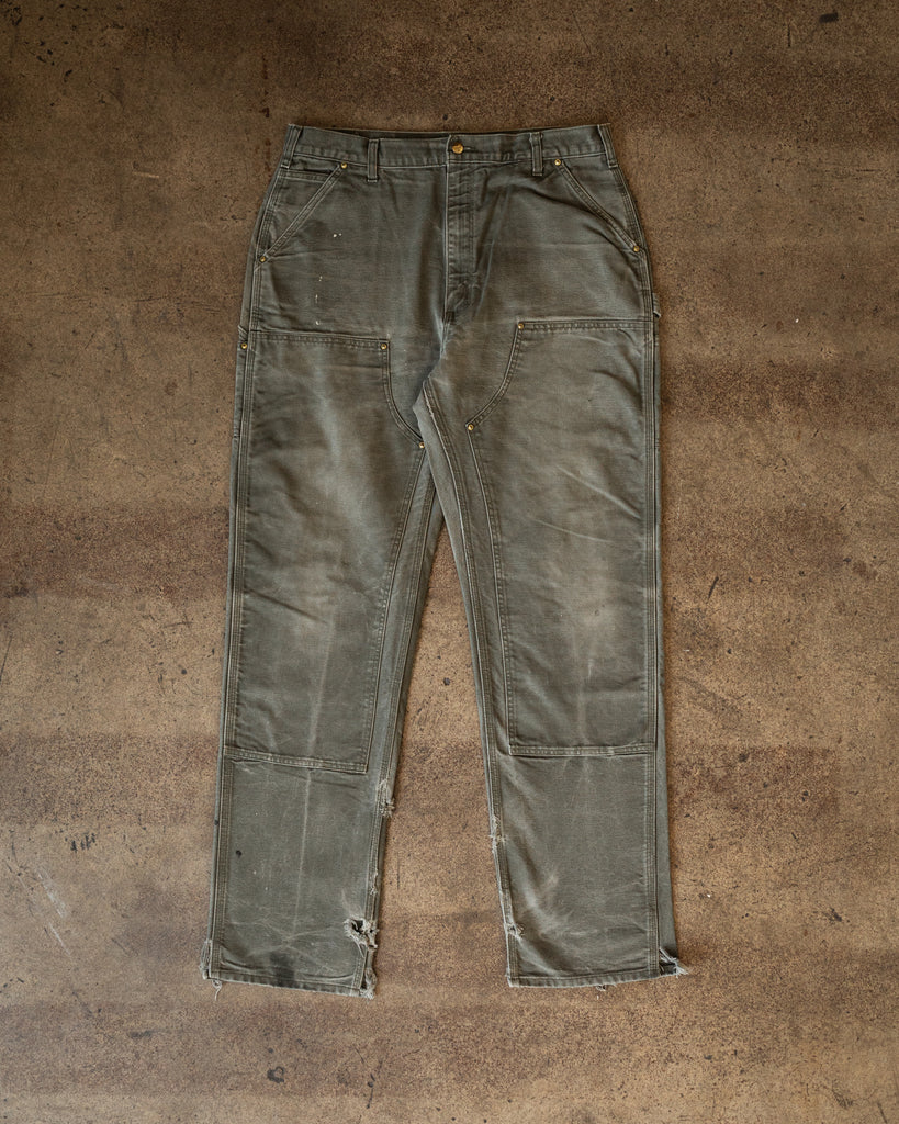 Carhartt Olive Double Knee Work Pants - 1990s