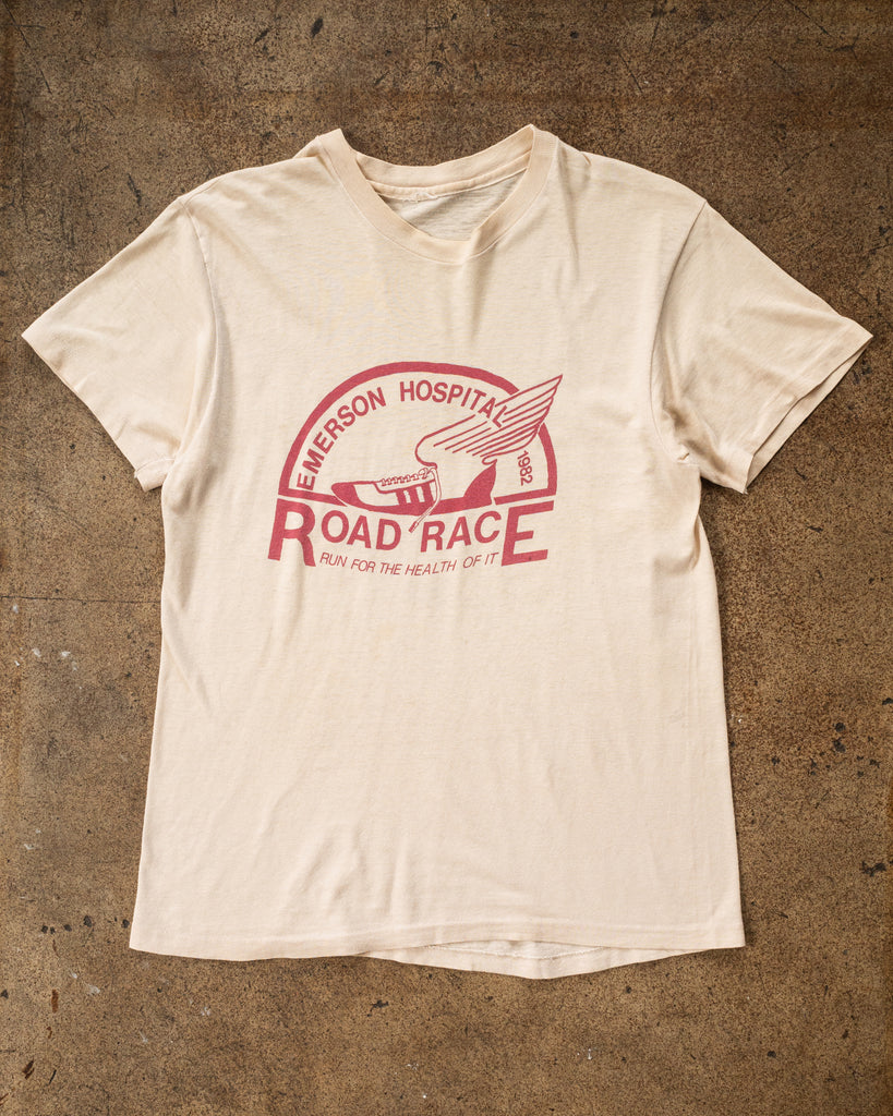 Single Stitched "Emerson Hospital Road Race" Tee - 1980s