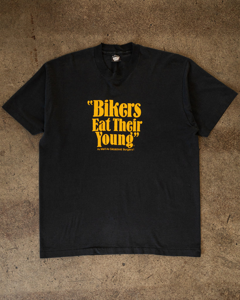 Single Stitched "Bikers Eat Their Young" Tee - 1990s