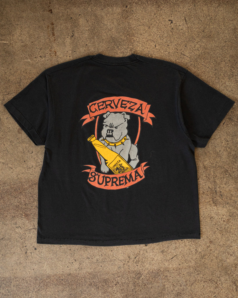 Single Stitched "Cerveza Suprema" Boxy Tee - 1990s BACK PHOTO