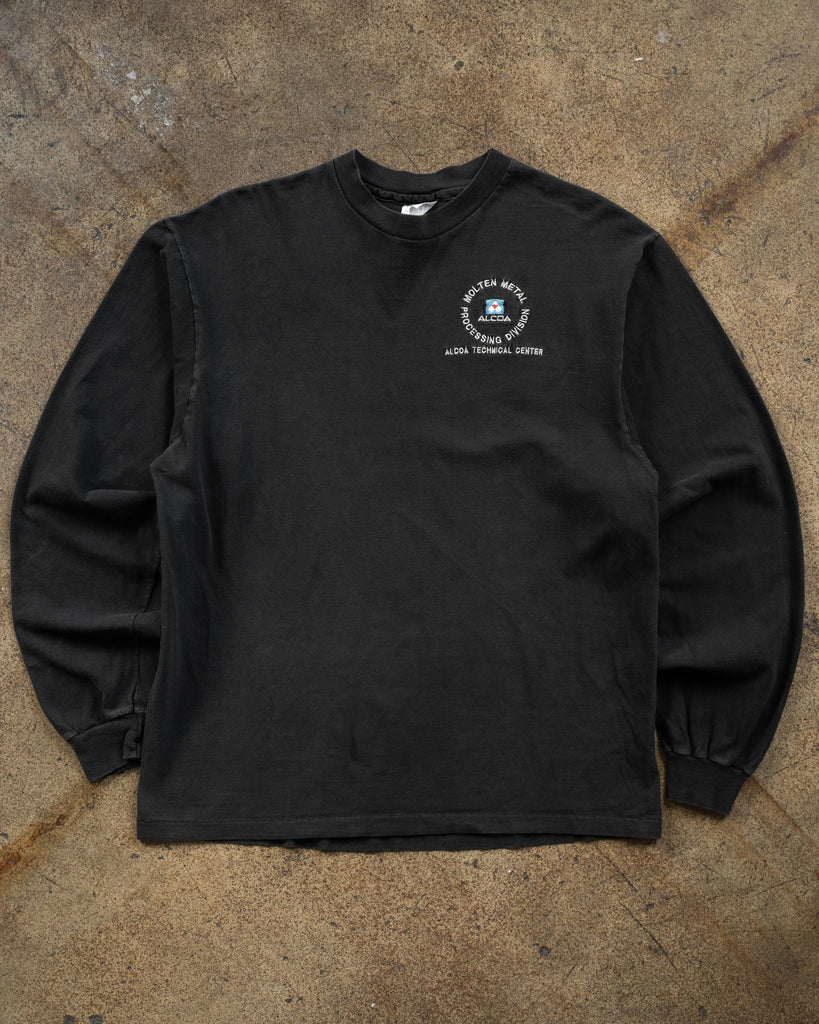 Single Stitched "Alcoa Technical Center" Long-Sleeve Tee - 1990s FRONT PHOTO