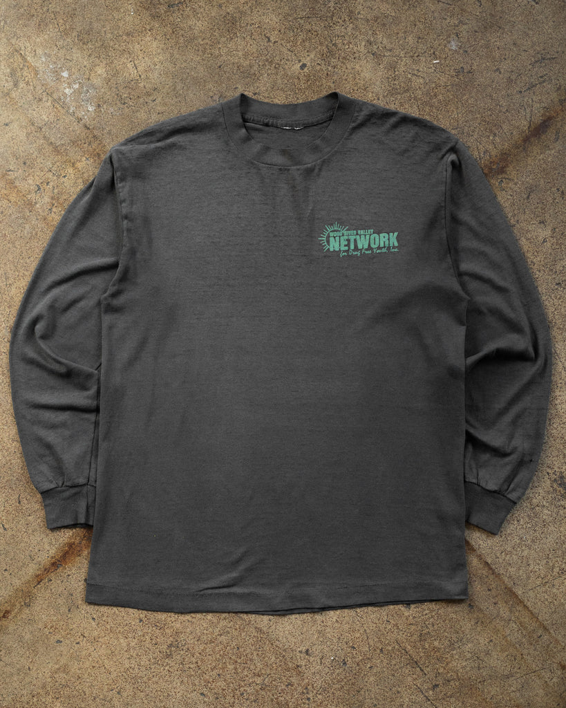 Single Stitched "Wood River Valley" Long-Sleeve Tee - 1990s FRONT PHOTO