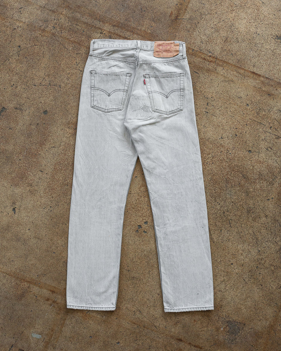 Levi's 501 Faded Grey Jeans - 1990s – UNSOUND RAGS