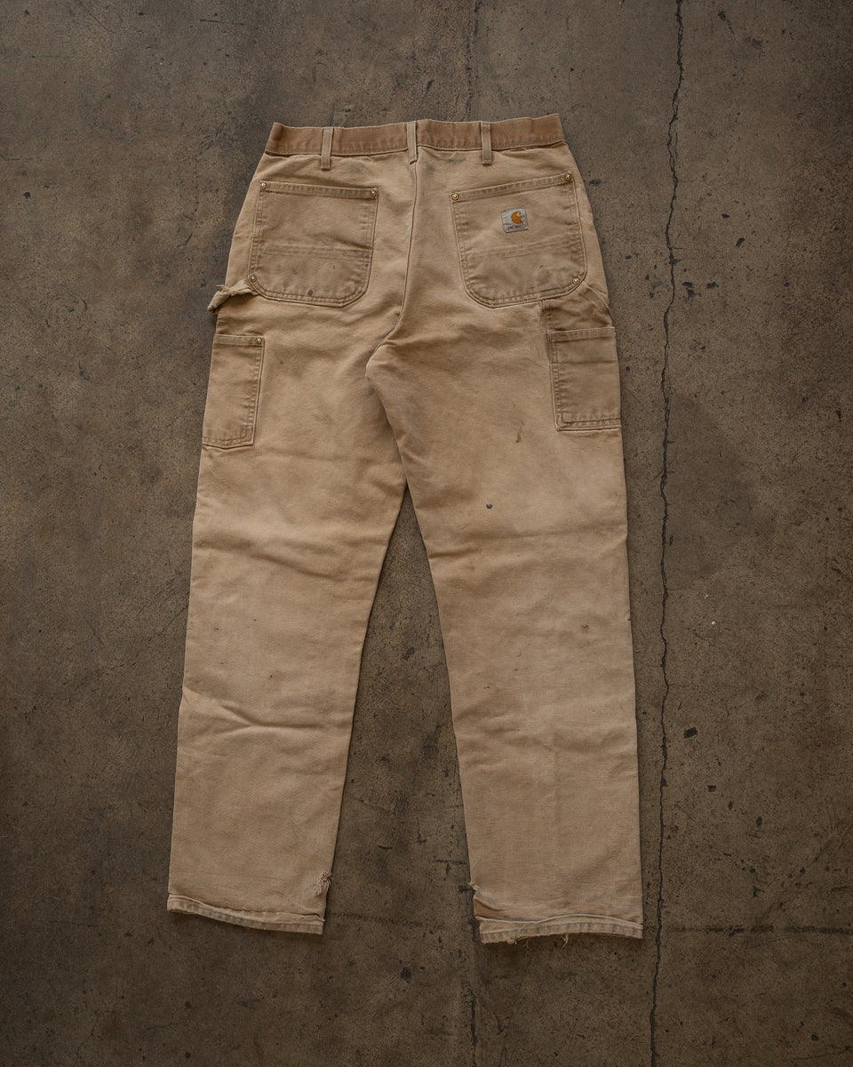 Carhartt Tan Distressed Double Knee Work Pant - 1990s – UNSOUND RAGS