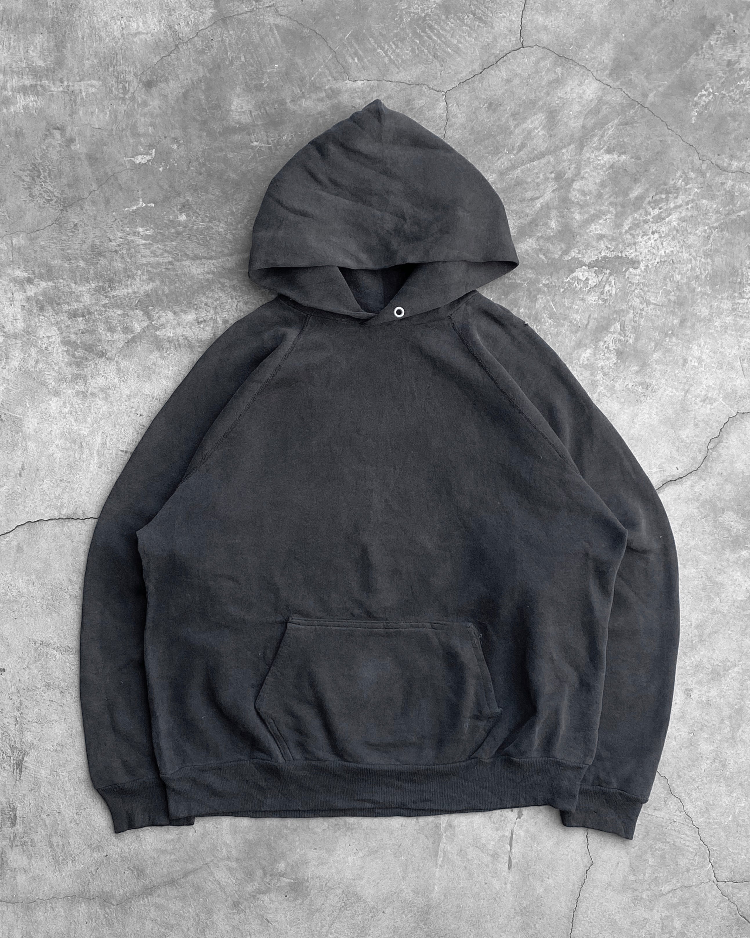 Unsound Rags Faded Black Vintage Raglan Blank Sweatshirts Release